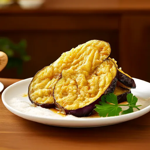Aubergines frites