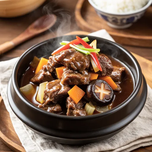 Easy Korean Braised Short Ribs (Galbijjim)