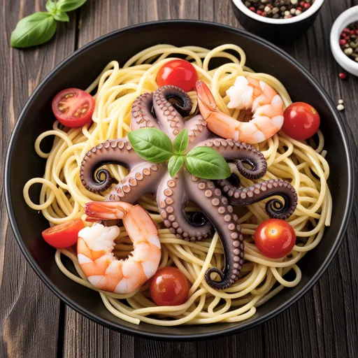 Seafood and Salt Koji Tomato Capellini