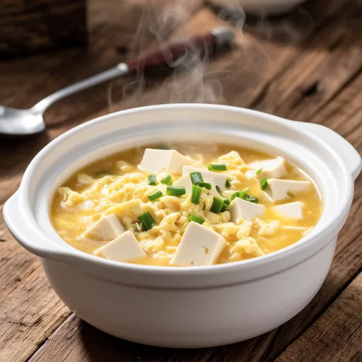 Comforting Tofu Egg Soup