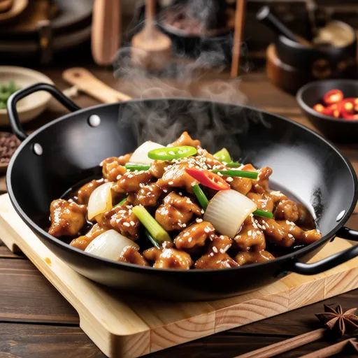 Chicken Breast and Onion Stir-fry
