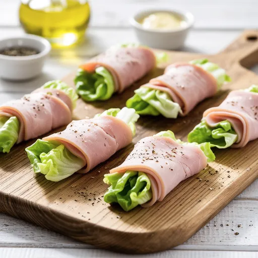 Sunny Lettuce Prosciutto Rolls