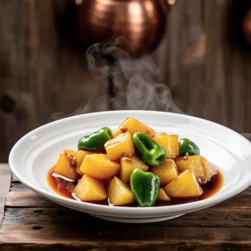 Potato and Shishito Pepper Braised Side Dish
