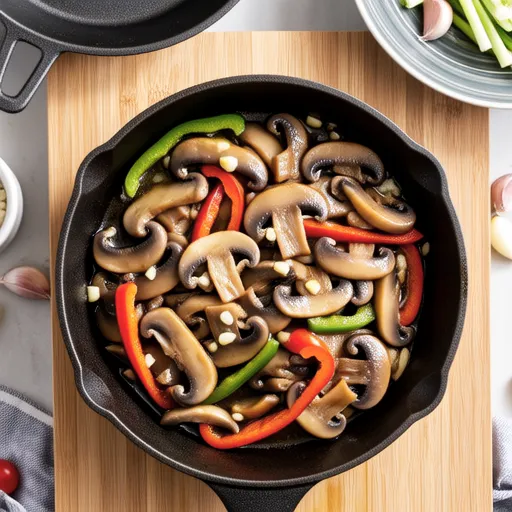 Shimeji Garlic Stir-fry
