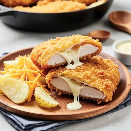 Crispy Potato Fried Chicken Breast