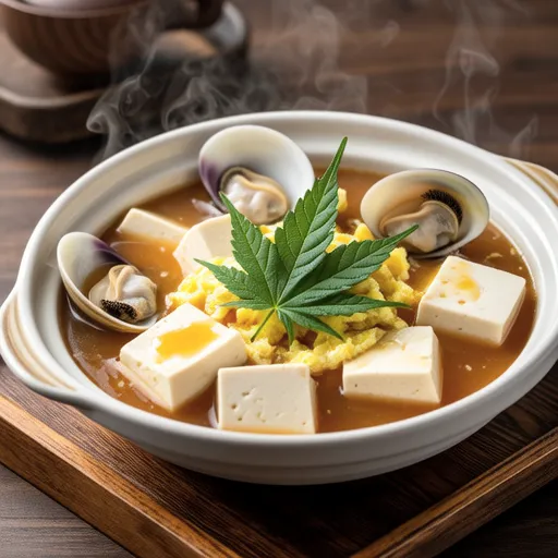 Asari and Tofu Egg Simmer