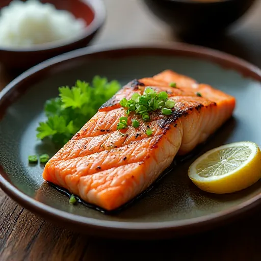 Salmão grelhado