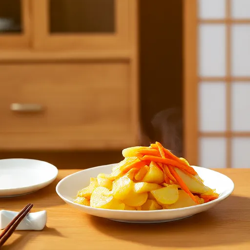 Simple Stir-Fry with Carrots and Potatoes