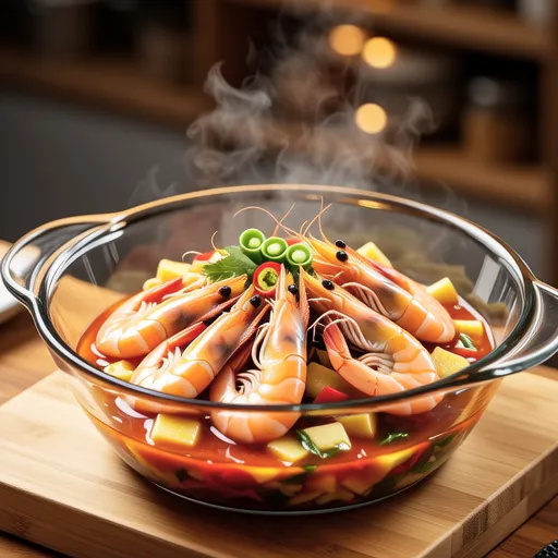Shrimp and Egg Chili Sauce Stir-fry