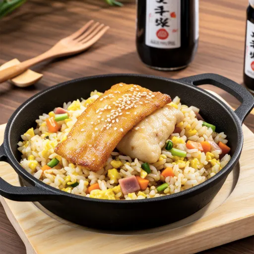 Stir-fried Fish Cake Rice