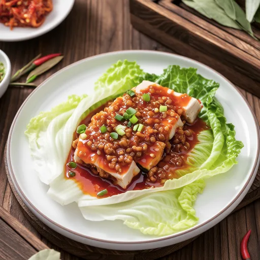 Tuna Ssamjang & Steamed Cabbage Wraps