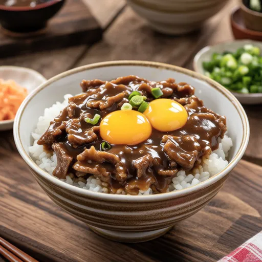 Yamakake Tsukimi Gyudon