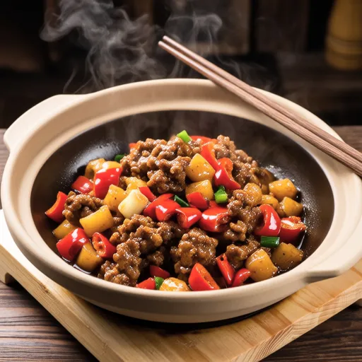 Ground Meat and Bell Pepper Stir-Fry
