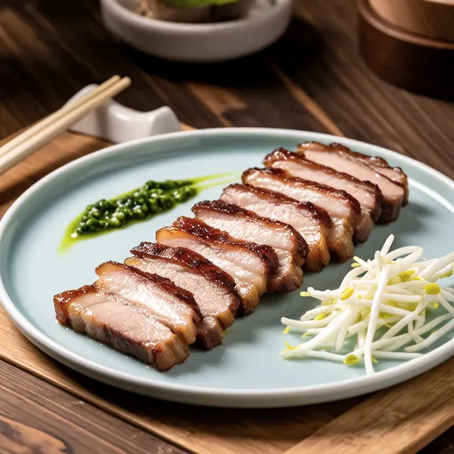 Pork Loin with Scallion Salt Sauce