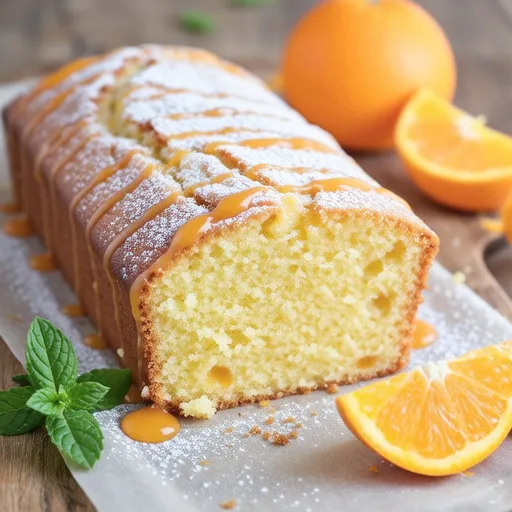 Orange Pound Cake (No Butter)