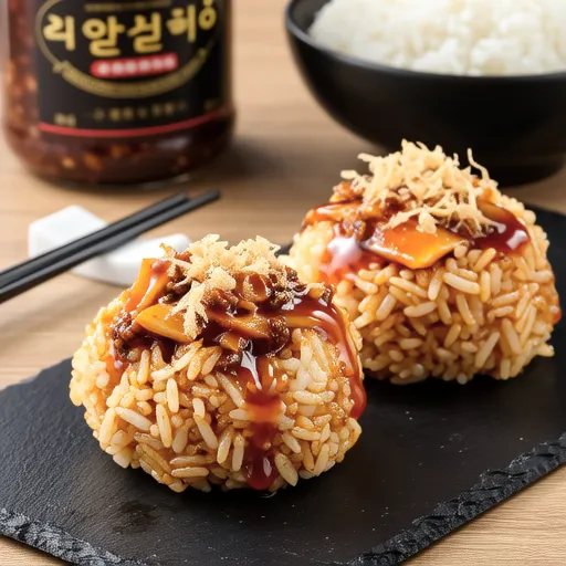 Kimchi Fried Rice Balls