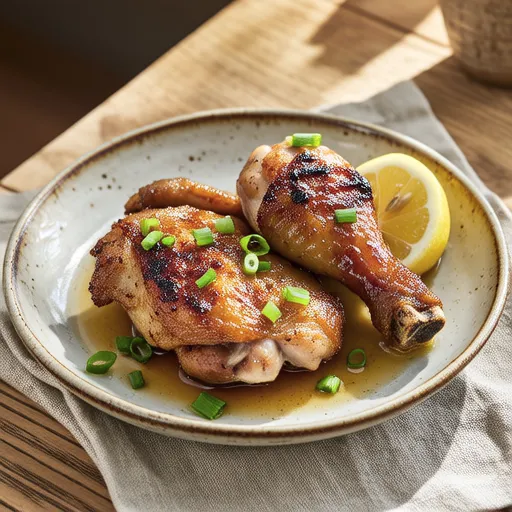 Grilled Chicken with Lemon Sauce