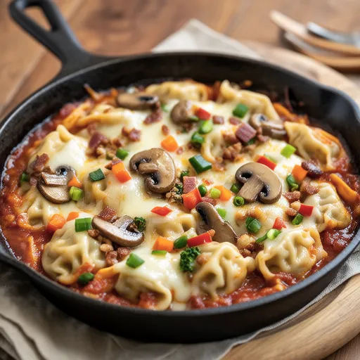 Mandu Gratin with Cheese