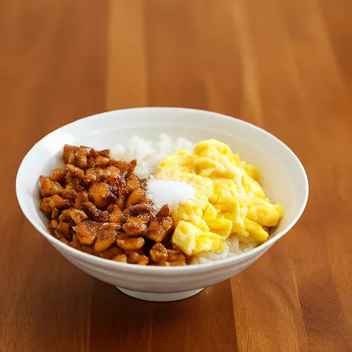Japanese-style Three-Color Donburi