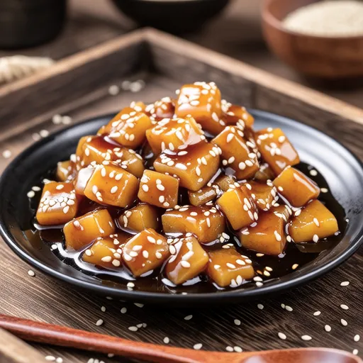Crushed Nagaimo with Sesame and Soy Sauce
