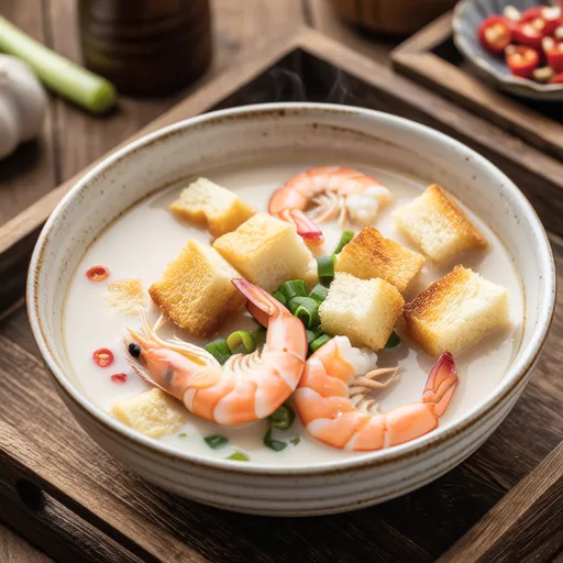 Sakura Shrimp Savory Soy Milk Soup