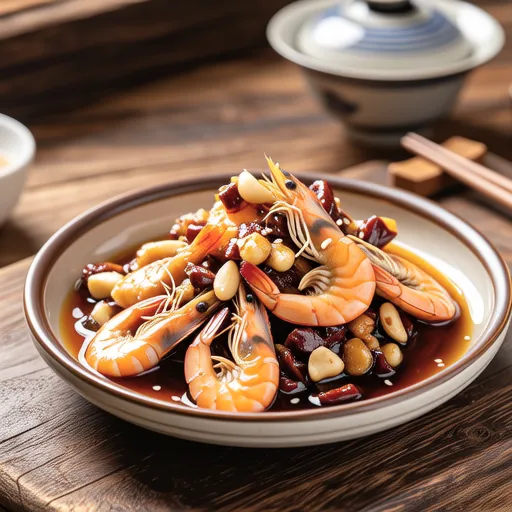 Stir-fried Dried Shrimp with Nuts