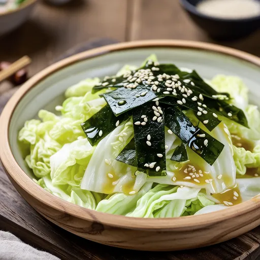 Spring Cabbage and Shirasu Salad
