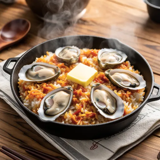 Kimchi Butter Oyster Rice