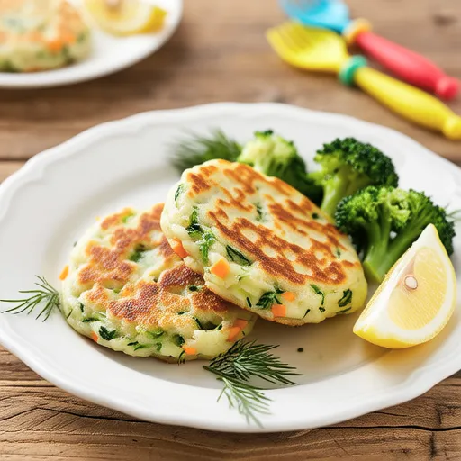 Nutritious Kids' Side Dish: Tofu Tuna Pancakes Without Flour