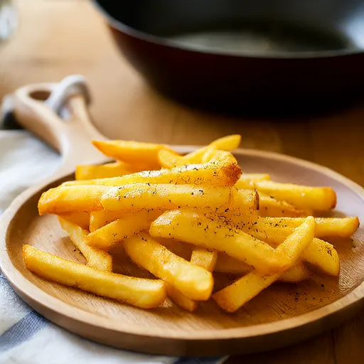 Batatas fritas fáceis