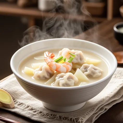 Daikon and Shrimp Ball Soup
