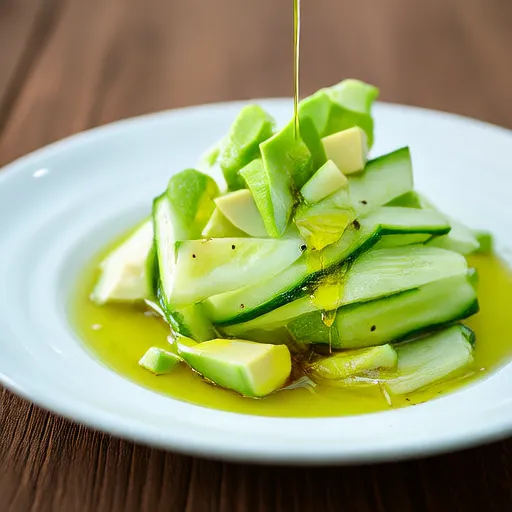 Cucumber Avocado Salad Snack