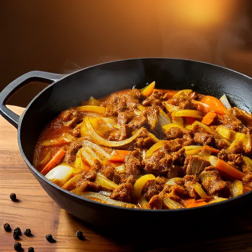 Овощное жаркое со вкусом карри