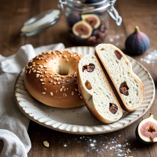 Whole Wheat Fig Bagel