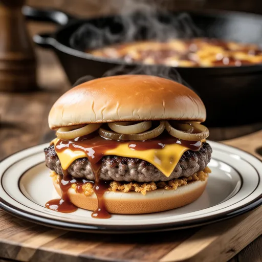 Beef Stew Cheese Hamburger