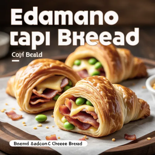 Edamame Bacon Cheese Epi Bread