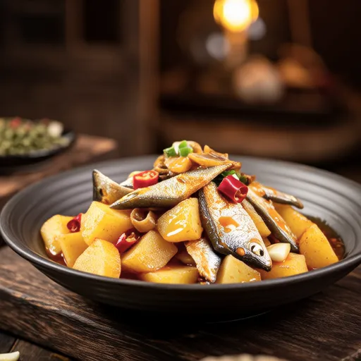 Potato and Canned Mackerel Ajillo