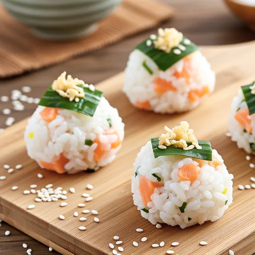 Salmon and Shiso Leaf Rice Ball
