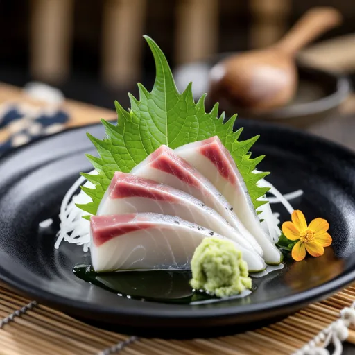 Horse Mackerel Carpaccio (Shiso Flavor)