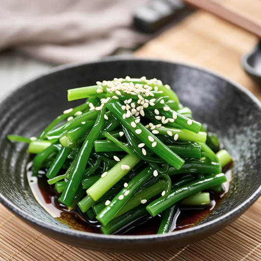 Stir-fried Wakame Stems with Sesame Oil