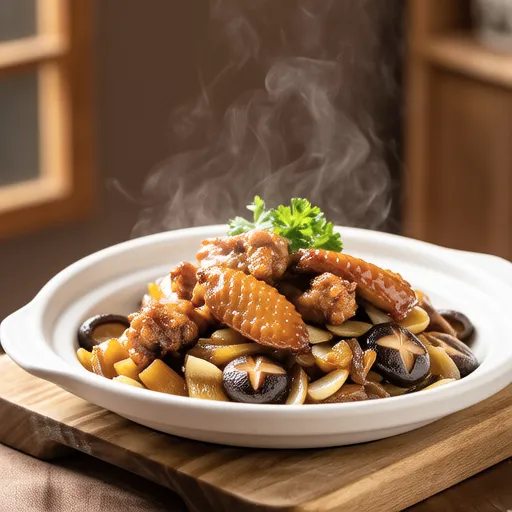 Chicken Thigh and Maitake Butter Stir-fry