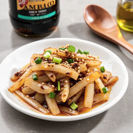 Simple Stir-fried Radish with Perilla Powder