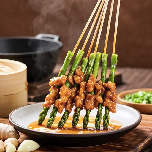 Asparagus Tsukune