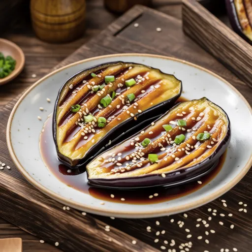 Grilled Eggplant with Doenjang Sauce
