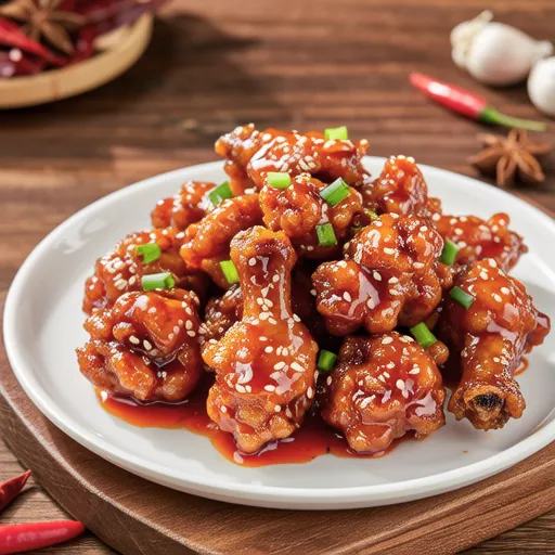 Fried Chicken with Chili Sauce