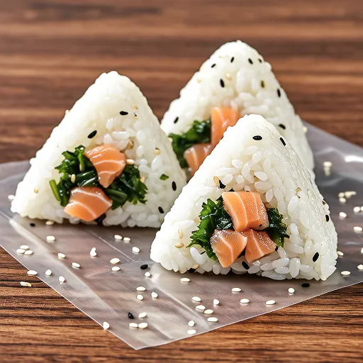 Salmon and Ikura Onigiri
