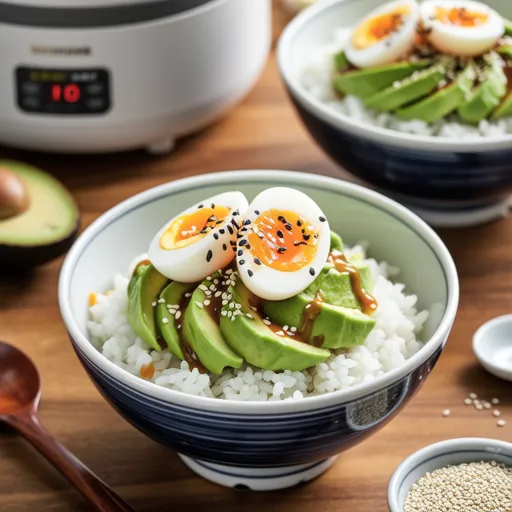 Natto Avocado Rice Bowl