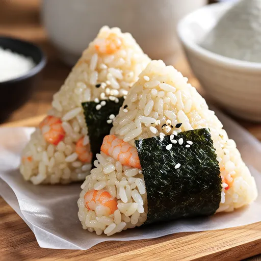 Shrimp Mayo Brown Rice Onigiri