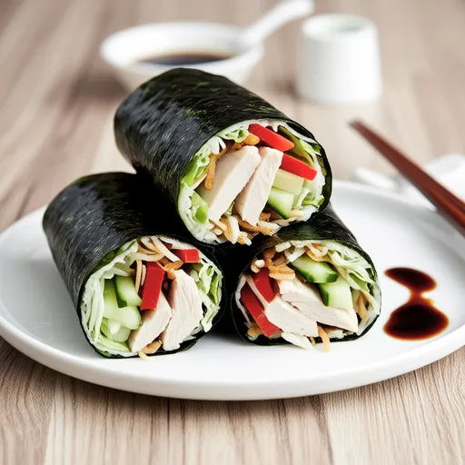 Chicken Breast Diet Kimbap Without Rice