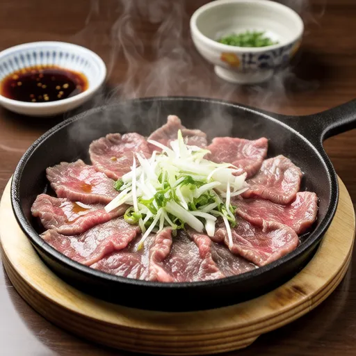 Beef with Grated Daikon and Yuzu Pepper